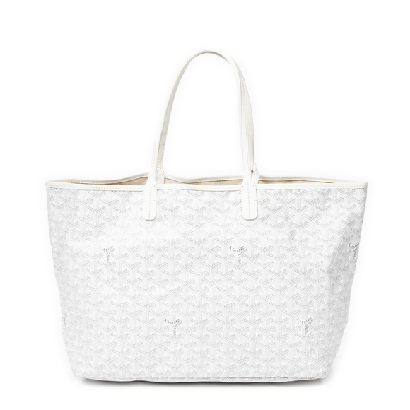 Goyard Bags Goyard Saint Louis Pm In White Goyardine Coated Canvas